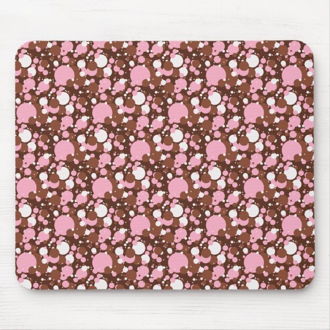 Tapis De Souris Points napolitains 03 MOUSEPAD Brown M-ORDINATEUR (Devant)