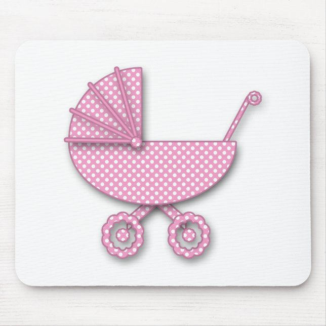 Tapis De Souris points roses (Devant)