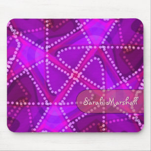 Tapis De Souris Points triangulaires Abstraits Art Mousepad