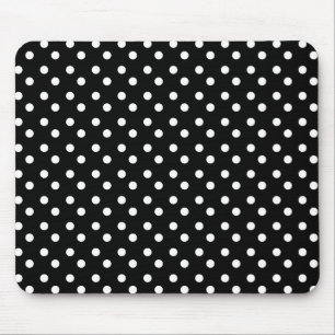 Tapis De Souris Pois blanc Mousepad