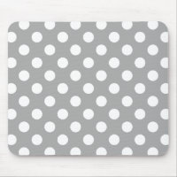 Pois blancs sur gris