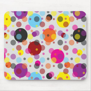 Tapis De Souris Pois coloré