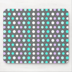 Tapis De Souris Pois - Mousepad gris