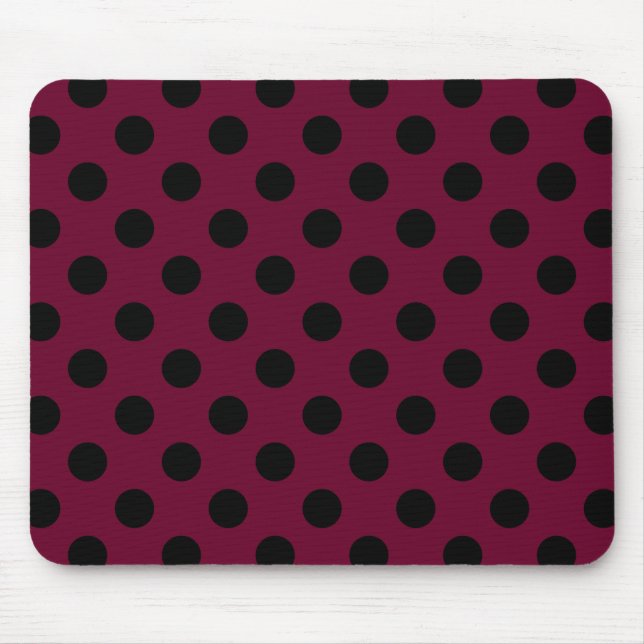Tapis De Souris Pois noirs en Bourgogne (Devant)