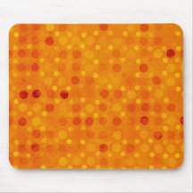 Pois orange et jaune moderne