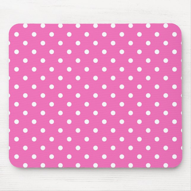 Tapis De Souris pois rose (Devant)