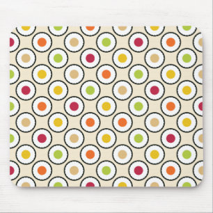 Tapis De Souris Pois Sushi Maki