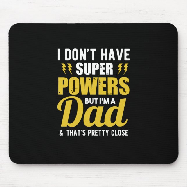 Tapis De Souris Poison de Father Père de Super Powers (Devant)