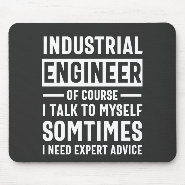 Tapis De Souris Poison de Funny Industrial Engineer (Devant)