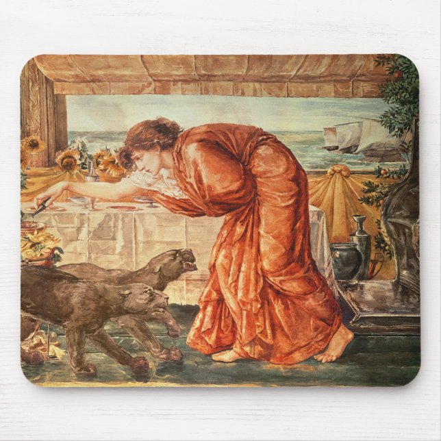 Tapis De Souris Poison de versement de Circe dans un vase (Devant)