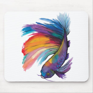 Tapis De Souris poisson arc-en-ciel