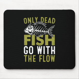 Tapis De Souris Poisson-cadeau Fisher Aller Avec Le Flux