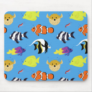 Tapis De Souris Poisson clown et amis