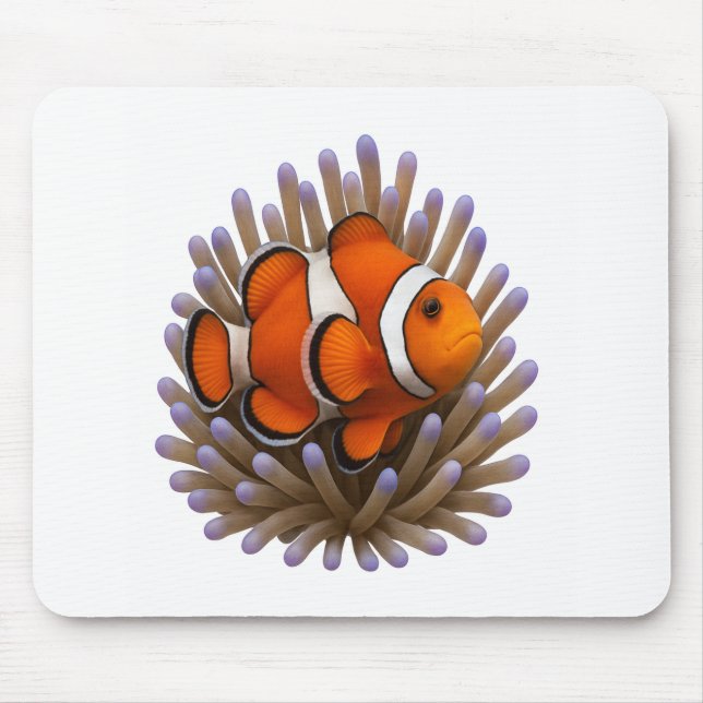Tapis De Souris Poisson clown et corail cosy (Devant)