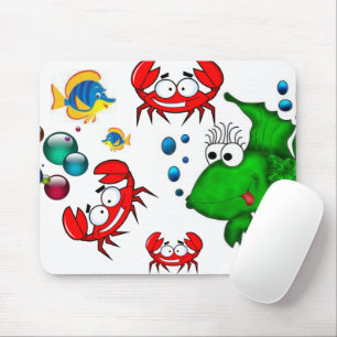 Tapis De Souris Poisson Crabe Souris Pad!