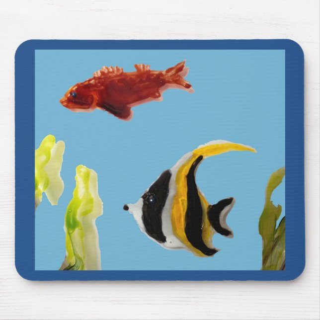Tapis De Souris Poisson d'art aquatique (Devant)