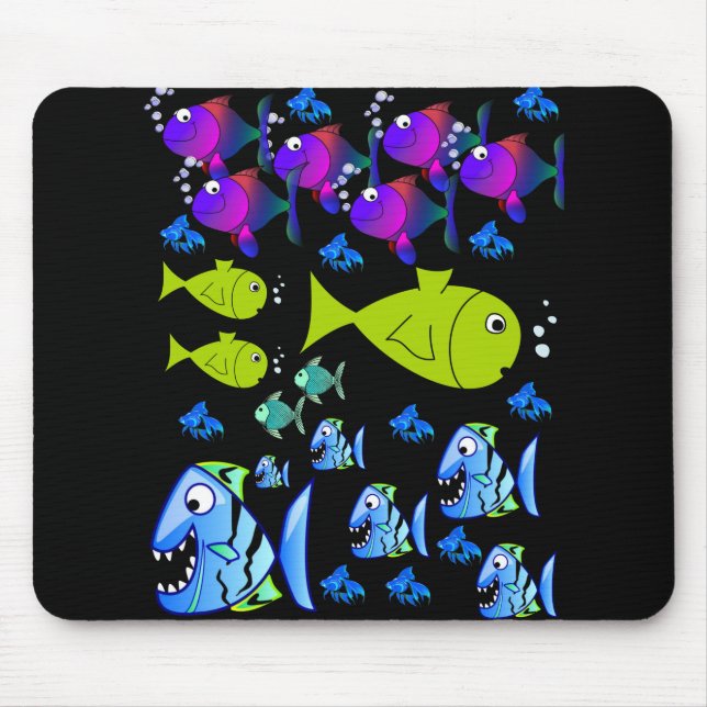 Tapis De Souris Poisson de Mousepad (Devant)
