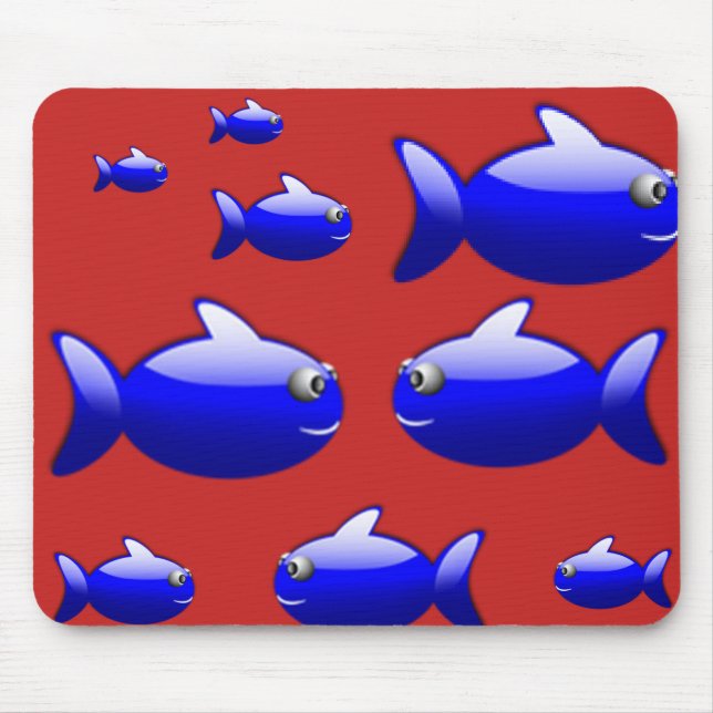 Tapis De Souris Poisson de Mousepad (Devant)