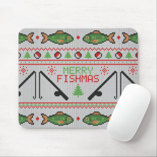 Tapis De Souris Poisson laide de Noël