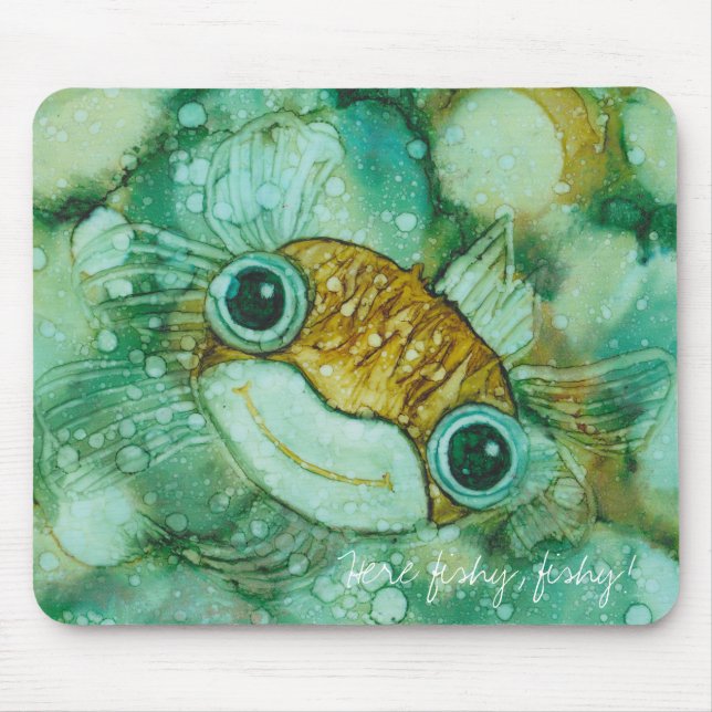Tapis De Souris Poisson mou Mousepad (Devant)