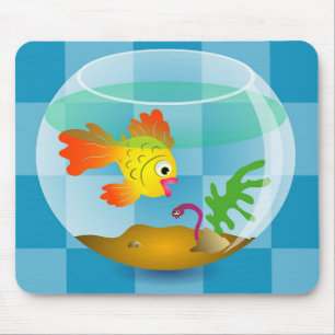 Tapis De Souris Poisson rouge