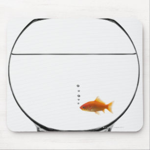 Tapis De Souris Poisson rouge dans la cuvette