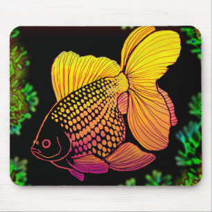 Tapis De Souris Poisson rouge Mousepad de Pearlscale