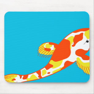 Tapis De Souris Poissons blancs de Koi