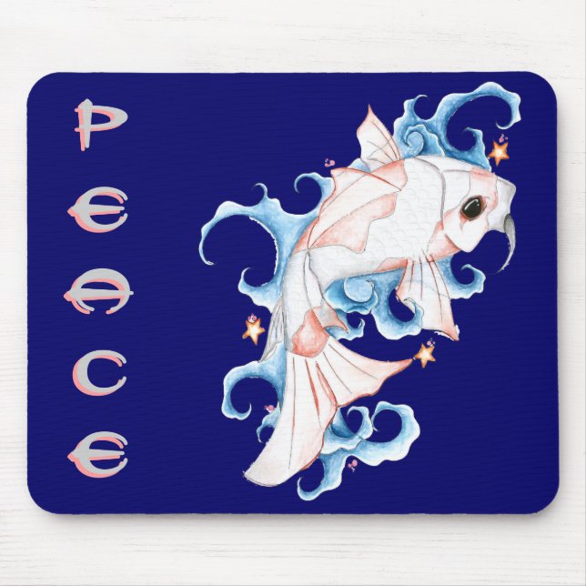 Tapis De Souris Poissons de Koi (Devant)