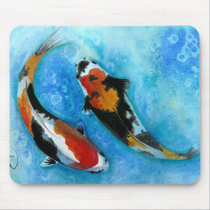 Tapis De Souris Poissons de Koi