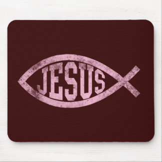 Tapis De Souris Poissons Ichthys Mousepas catholique chrétien de