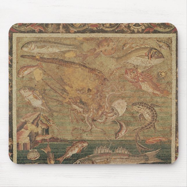 Tapis De Souris Poissons, mollusques et crustacés (Devant)