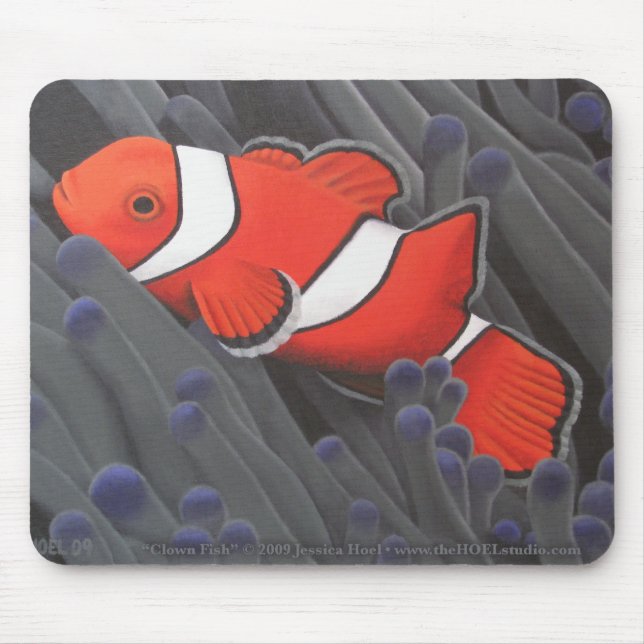 Tapis De Souris Poissons Mousepad de clown (Devant)