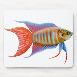 Tapis De Souris Poissons Mousepad de Gourami de paradis