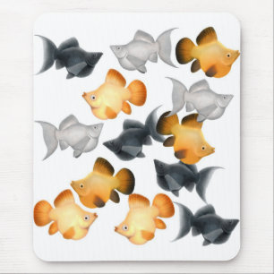 Tapis De Souris Poissons tropicaux Mousepad d'aquariums populaires