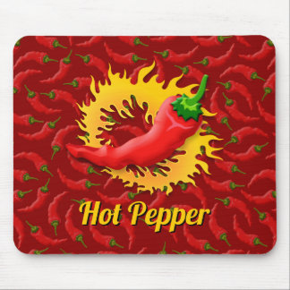 Tapis De Souris Poivre avec Flame Souris Pad