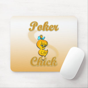 Tapis De Souris Poker Chick