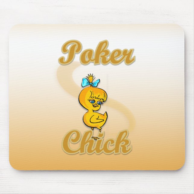 Tapis De Souris Poker Chick (Devant)