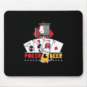 Tapis De Souris Poker Et Bière King Tiles Casino Poker Joueur