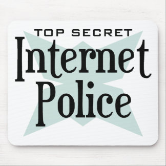 Tapis De Souris Police extrêmement secrète d'Intenet