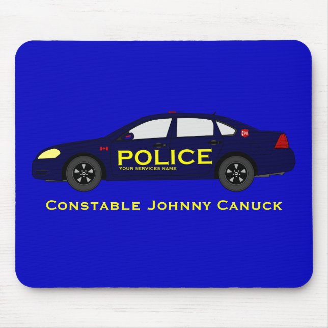 Tapis De Souris Police Mousepad - Canada (Devant)