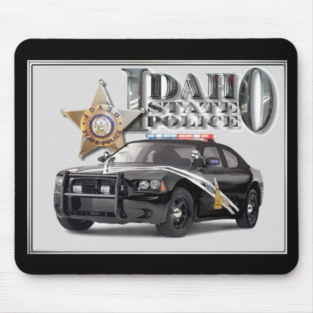 Tapis De Souris Police Mousepad d'état de l'Idaho (Devant)