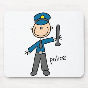 Tapis De Souris Policier Mousepad