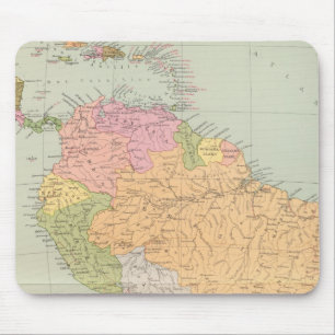 Tapis De Souris Politique en Amérique du Sud en 15152