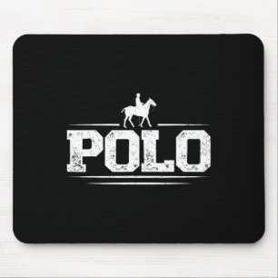 Tapis De Souris Polo Joueurs Horseback équitation Cheval Equestre