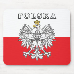 Tapis De Souris Polska avec aigle polonais