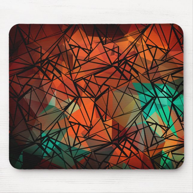 Tapis De Souris Polygone, peinture (Devant)