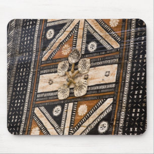 Tapis De Souris Polynésie, Royaume des Tonga. Détail du tapa