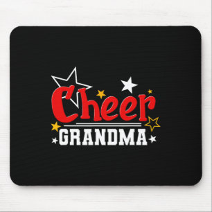 Tapis De Souris Pom-Pom Girl Cheerleading Cheer Grand-mère
