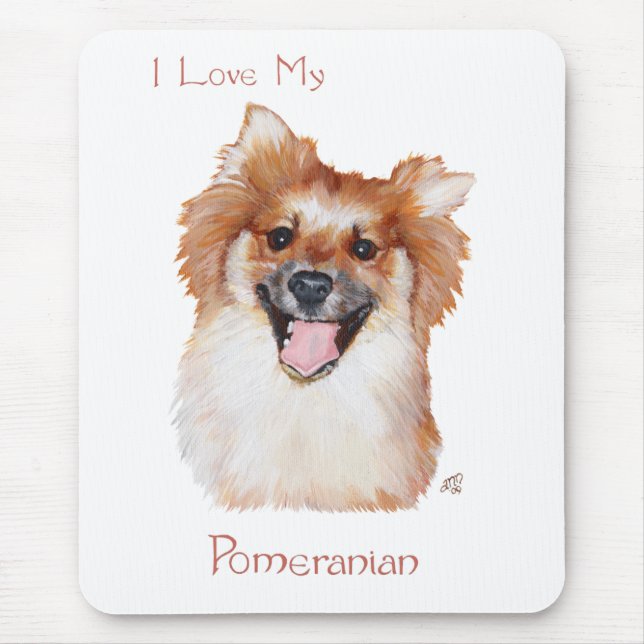 Tapis De Souris Pomeranian (Devant)